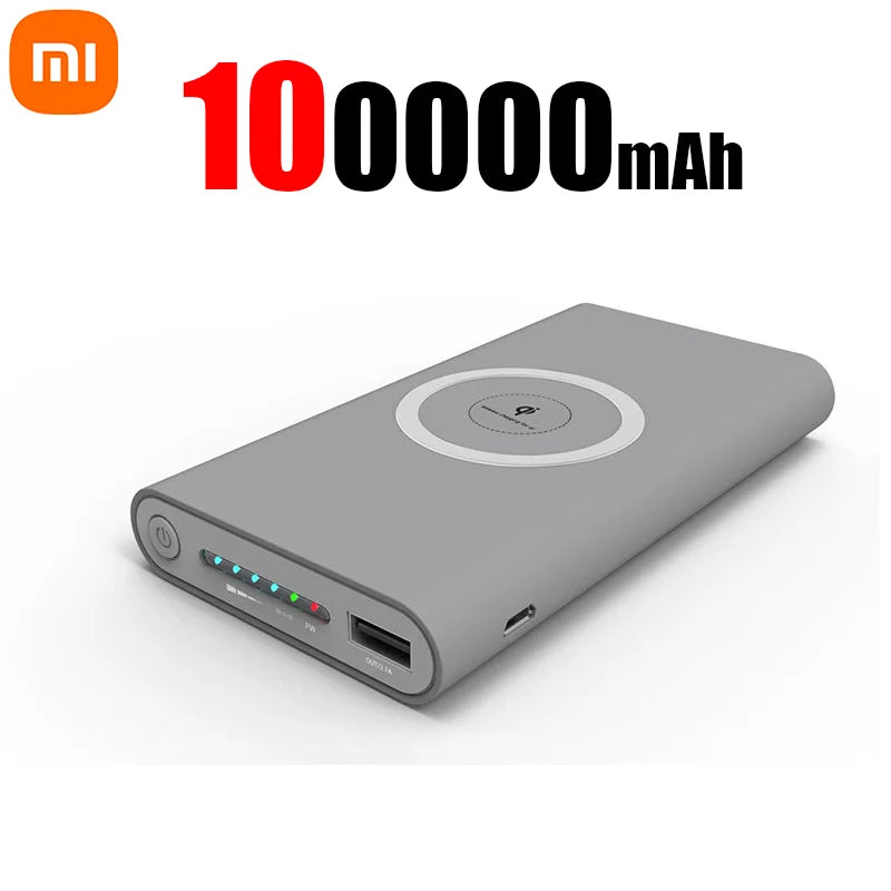 200,000mAh Magnetic Wireless Power Bank for iPhone, Samsung, Xiaomi