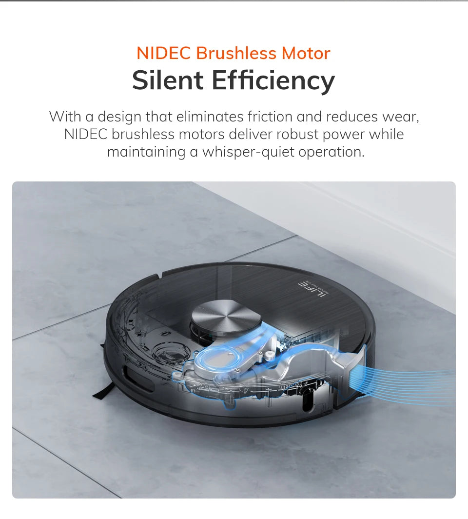 ILIFE T20S Robot Vacuum, 5000Pa, Auto Empty, Wet/Dry Mop