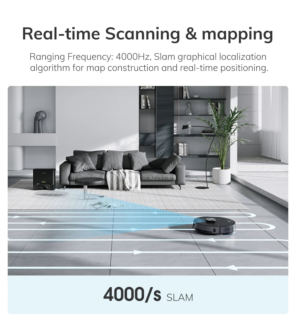 ILIFE T20S Robot Vacuum, 5000Pa, Auto Empty, Wet/Dry Mop