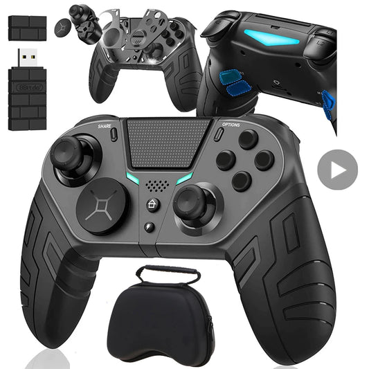 PS4 PS3 Wireless Bluetooth Controller for PC, Android, TV, and Mobile Gaming