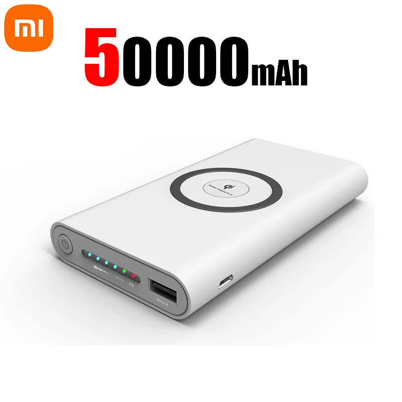 200,000mAh Magnetic Wireless Power Bank for iPhone, Samsung, Xiaomi